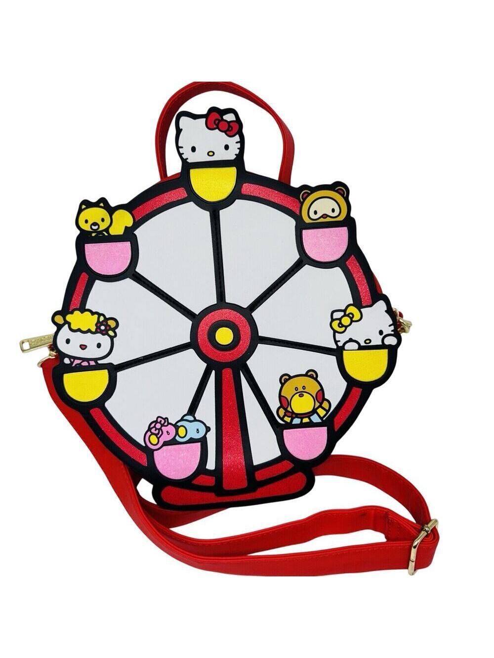 Loungefly Hello Kitty Sanrio Carnival Ferris Wheel Shoulder Crossbody Hand Bag